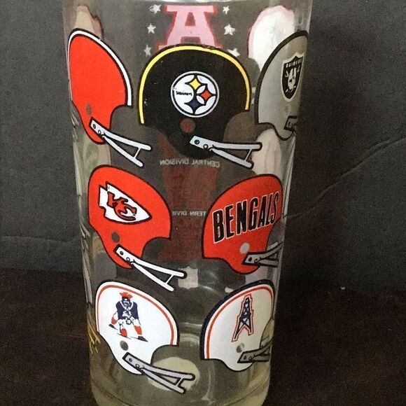 Vintage American League NFL teams glass￼ - Picture 4 of 8